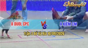 Trận 3 Xà Xía 10/09/2026 – Idol Kiểm Cà Mau Gặp Idol Duol Campuchia