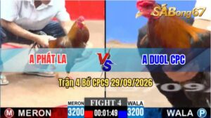 Trận 4 CPC9 29/09/2026 – Anh Phát Long An Và Anh Duol Campuchia