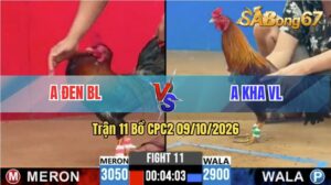 Trận 11 CPC2 09/10/2026 – Anh Đen BL Gặp Anh Kha VL, Xổ 100 Triệu